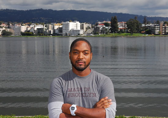 Bryant Terry at Lake Merritt in Oakland, CA