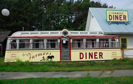 Farmers Diner in Quechee, Vermont
